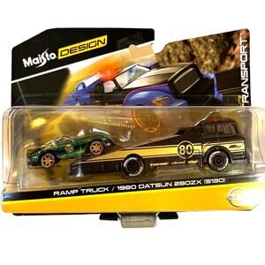 Maisto Design Elite Transport Ramp Truck 1980 Datsun 280ZX (S130)